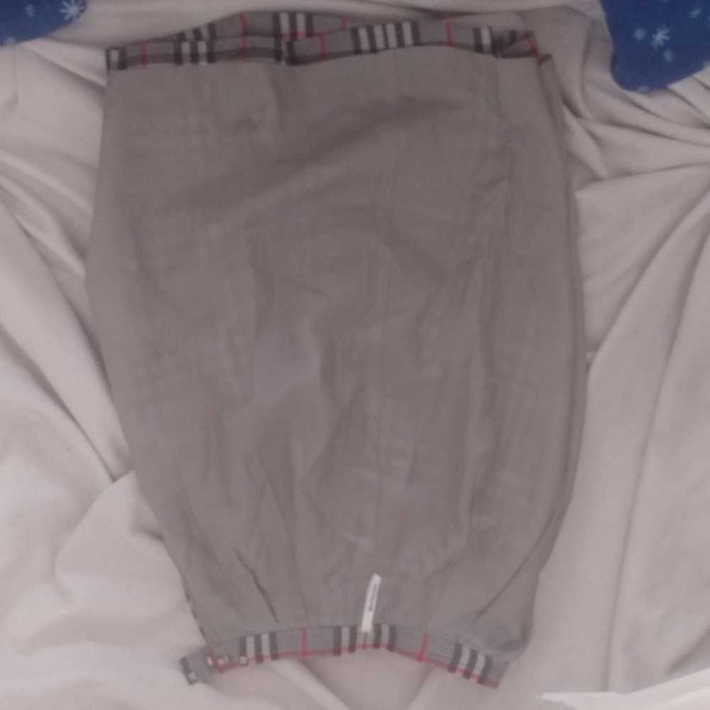 Burberry nova check gray wool skirt - Picture 3 of 6